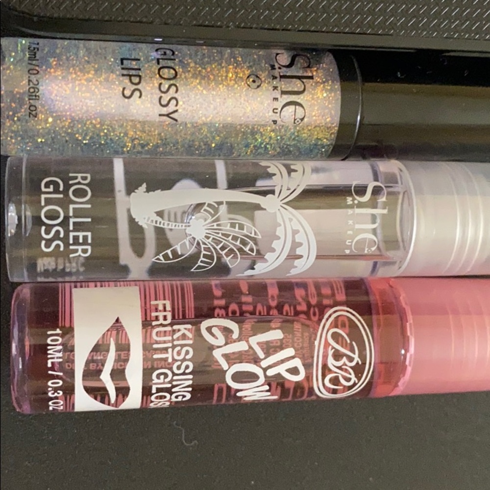 3 NEW lip glosses